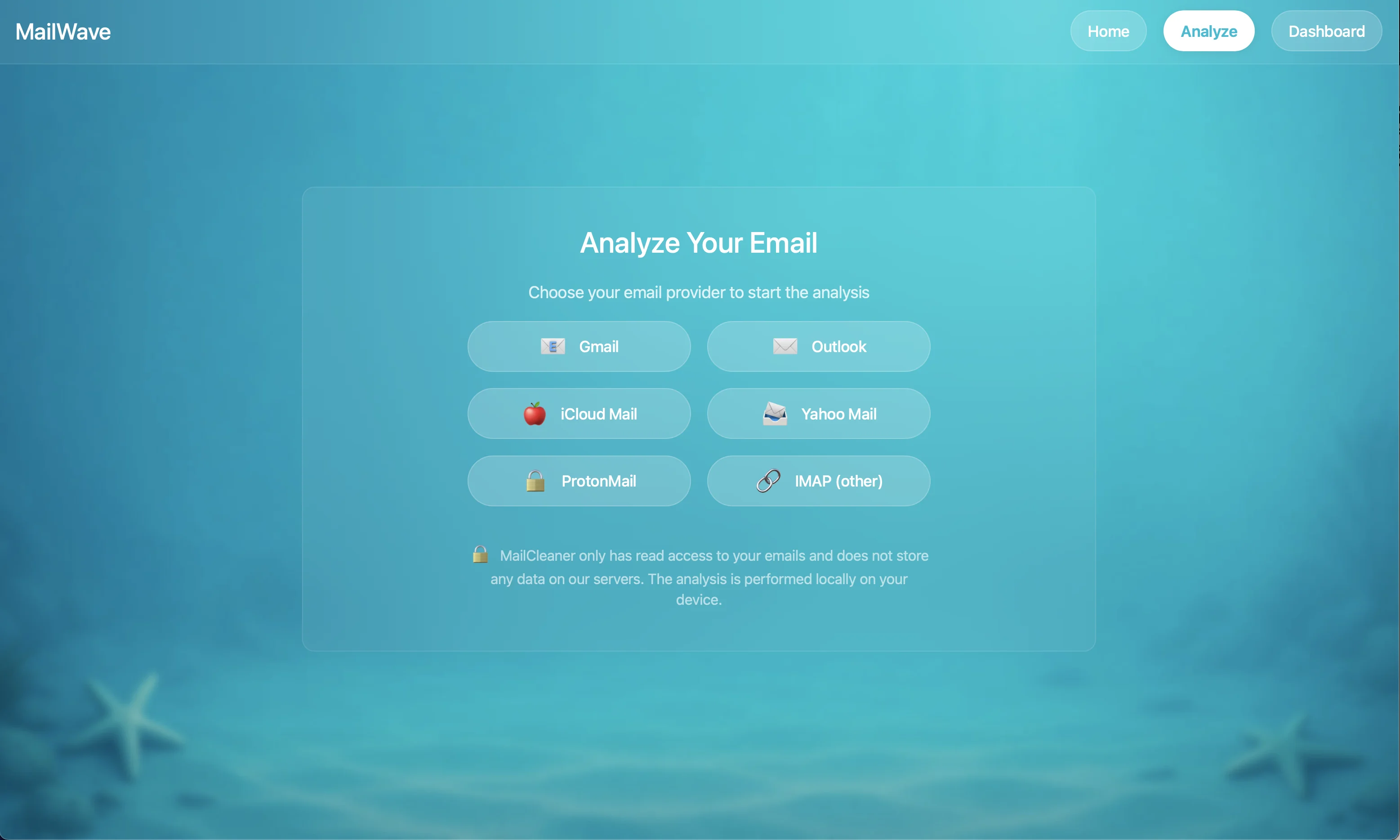 MailWave – Email Management Dashboard